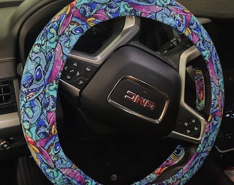 Inked Stitch inspired steering wheel cover