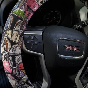 Star Wars Helmets inspired Steering wheel cover