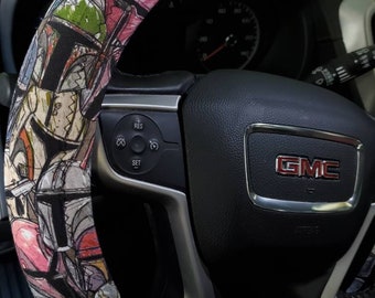 Star Wars Helmets inspired Steering wheel cover