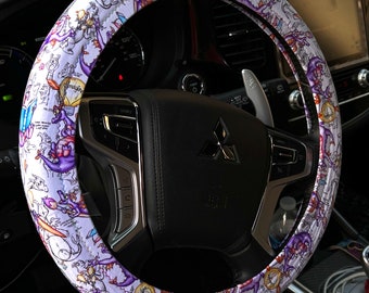 Steering wheel cover Figment inspired Oh So Pretty