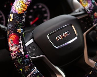 Parques Magic Hours sobre cubierta de volante negra