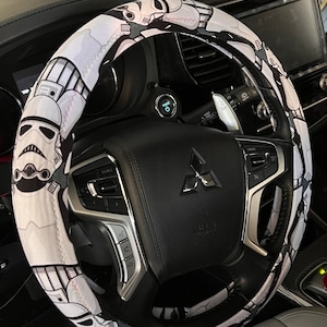 Disney Fan&#39;s steering wheel cover Storm Troopers