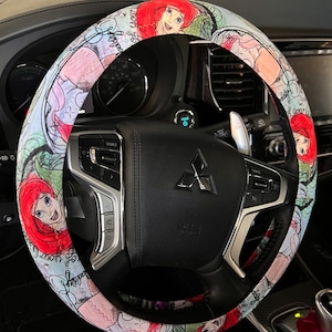 Disney Fan s Steering Wheel Cover Little Mermaid Inspired Etsy