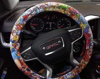 Disney Fan's Steering Wheel Cover Sew Sketchy