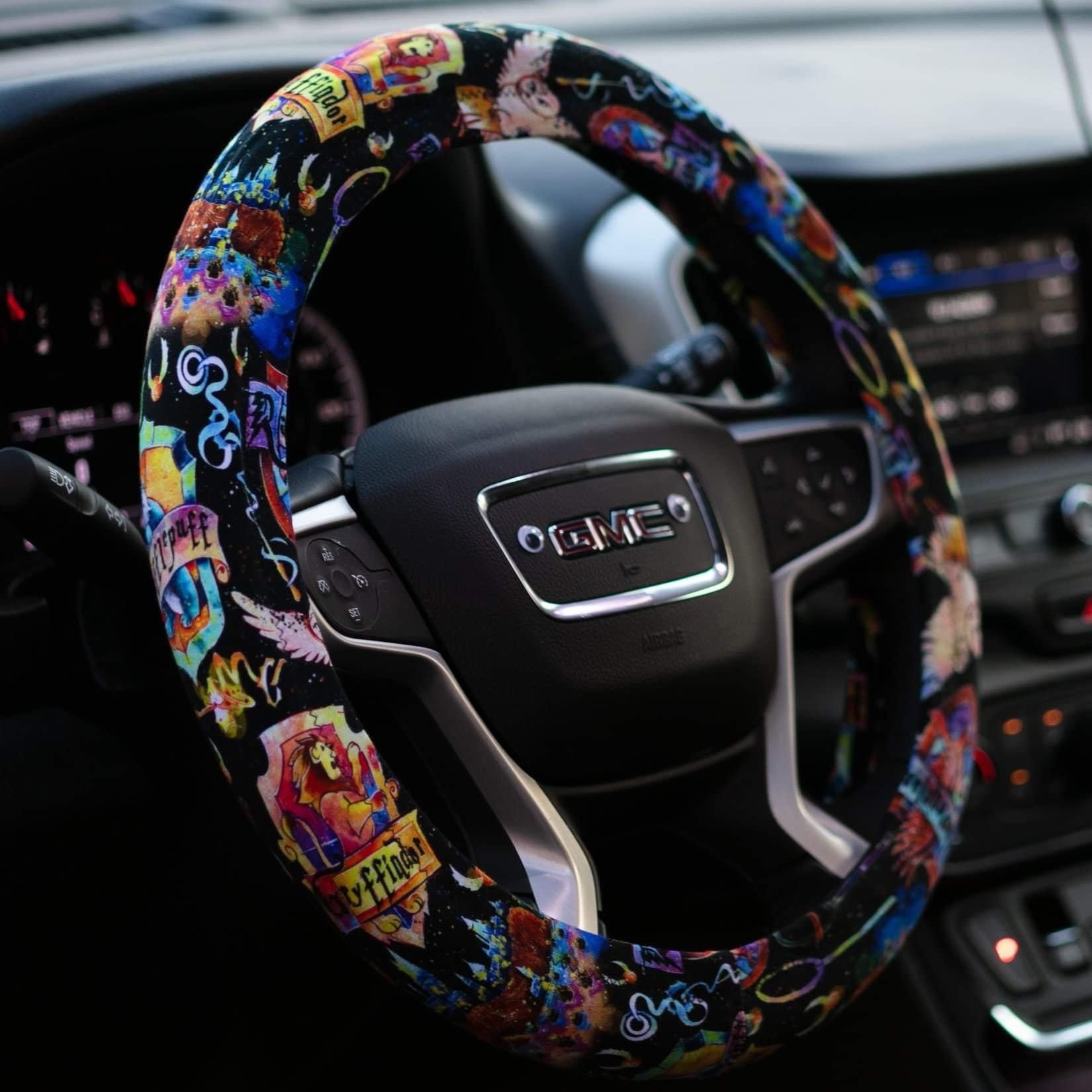 Wizard inspired steering wheel cover