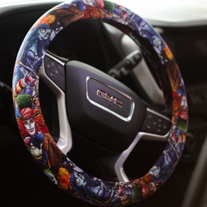 Burtonism Inspired Steering Wheel Cover