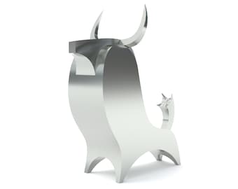 Welding Project, DIY Bull, DXF Template, Plasma cutter, Metal craft, Tig welding, Low Poly Model, Sculpture, Metal CNC Cutting