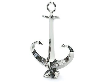 Welding digital project, DXF files, Tig welding, CNC plasma cutter, Metal sculpture anchor, Metalwork polygonal sculpture