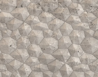 Mosaic tiles for crafts, PDF Download, Polygonal Tiles, 3D papercraft, DIY wall decor, Wall tile, Mosaic tiles