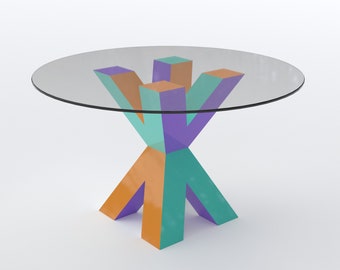 Möbelben, Vektormönster, DXF, CNC, Laserskärning, Bordsunderrede, Sidobord, Bordsben, Skrivbordsben, CNC-plasmaskärare, CNC-filer