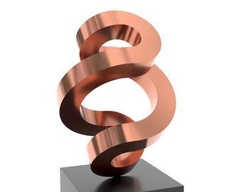 Gör-det-själv-svetsprojekt, Skulptur Harmoni, Metall CNC-skärning, DXF-mall, Plasmaskärare, Metallhantverk, TIG-svetsning, Lågpolymodell