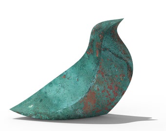 Gör-det-själv-svetsprojekt, fågelskulptur, DXF-mall, plasmaskärare, metallhantverk, TIG-svetsning, lågpolymodell, fågel