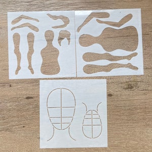 Papierpuppe Teile