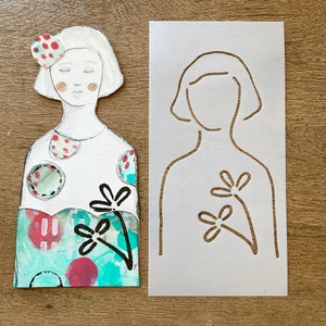 Paper Doll Stencil Set image 3