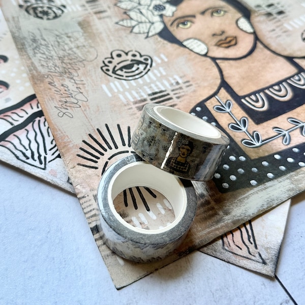 Washi set #5 (Frida and Mushrooms)