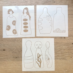 Abstrakte Paperdolls