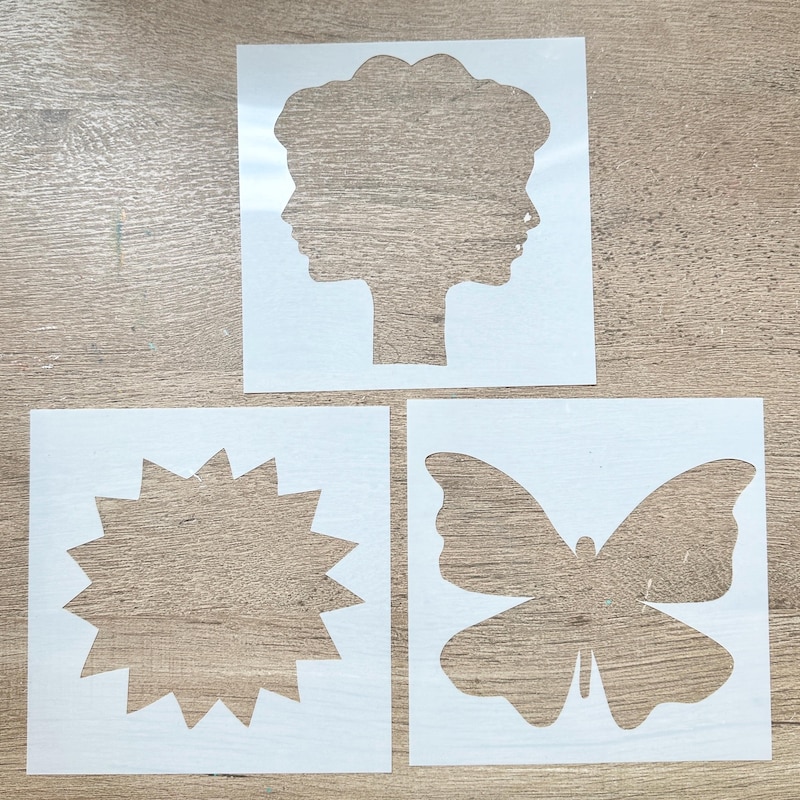 Using A Shape Stencil Drawing Shape Stencil - Etsy