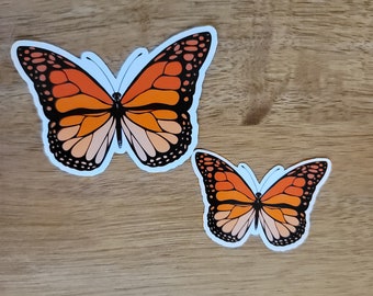 Butterfly stickers/ Vinyl sticker/ Journal sticker/ Laptop sticker/ Laminated die cut sticker