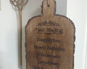 Potato Definition Engraved Cutting Board LOTR Lord of the Rings Nerdy Gift