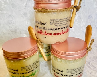 Emulsified Goat Milk Sugar Scrub