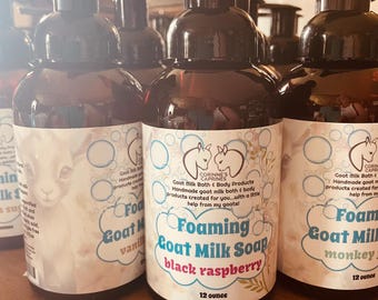 Foaming Goat Milk Soap