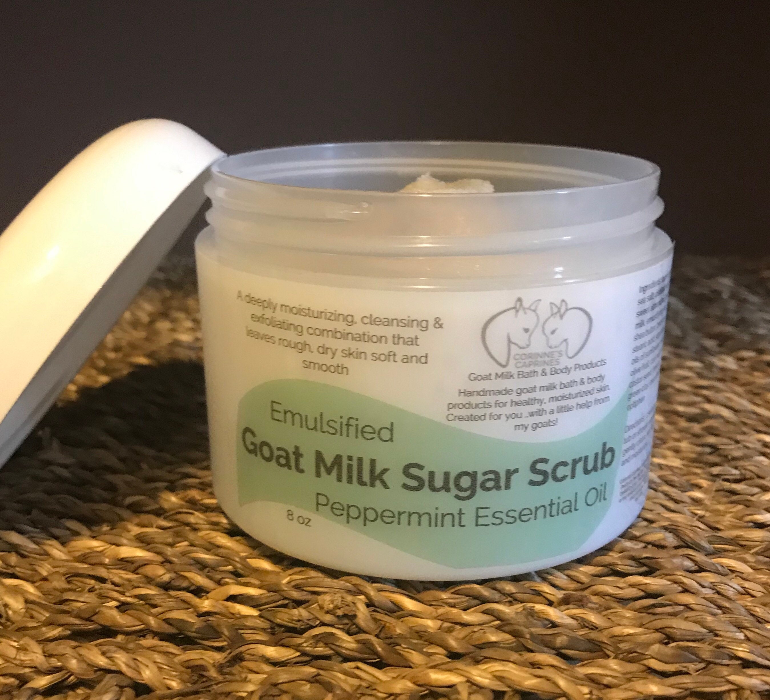 Emulsified Goat Milk Sugar Scrub