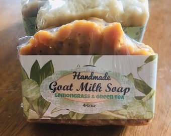 Lemongrass & Green Tea Goat Milk Soap