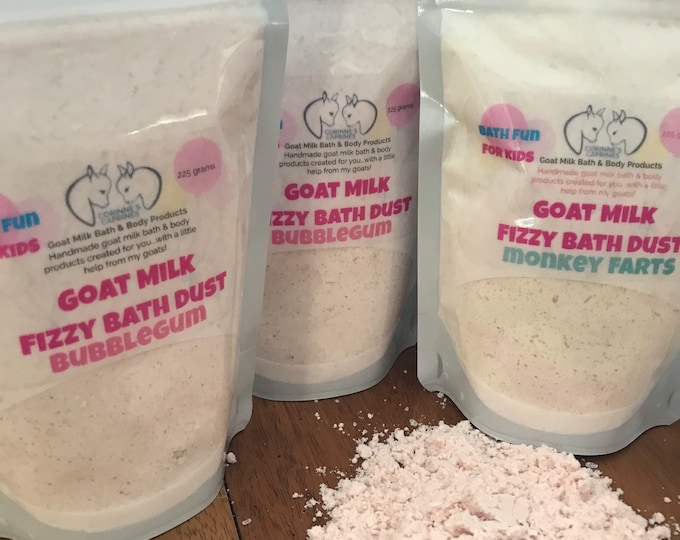 Featured listing image: Kids Goat Milk Fizzy Bath Dust