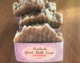 Purple Brazilian Clay & Lavender Goat Milk Soap