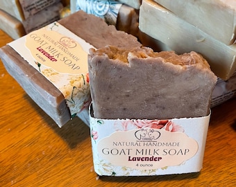 Purple Brazilian Clay & Lavender Goat Milk Soap