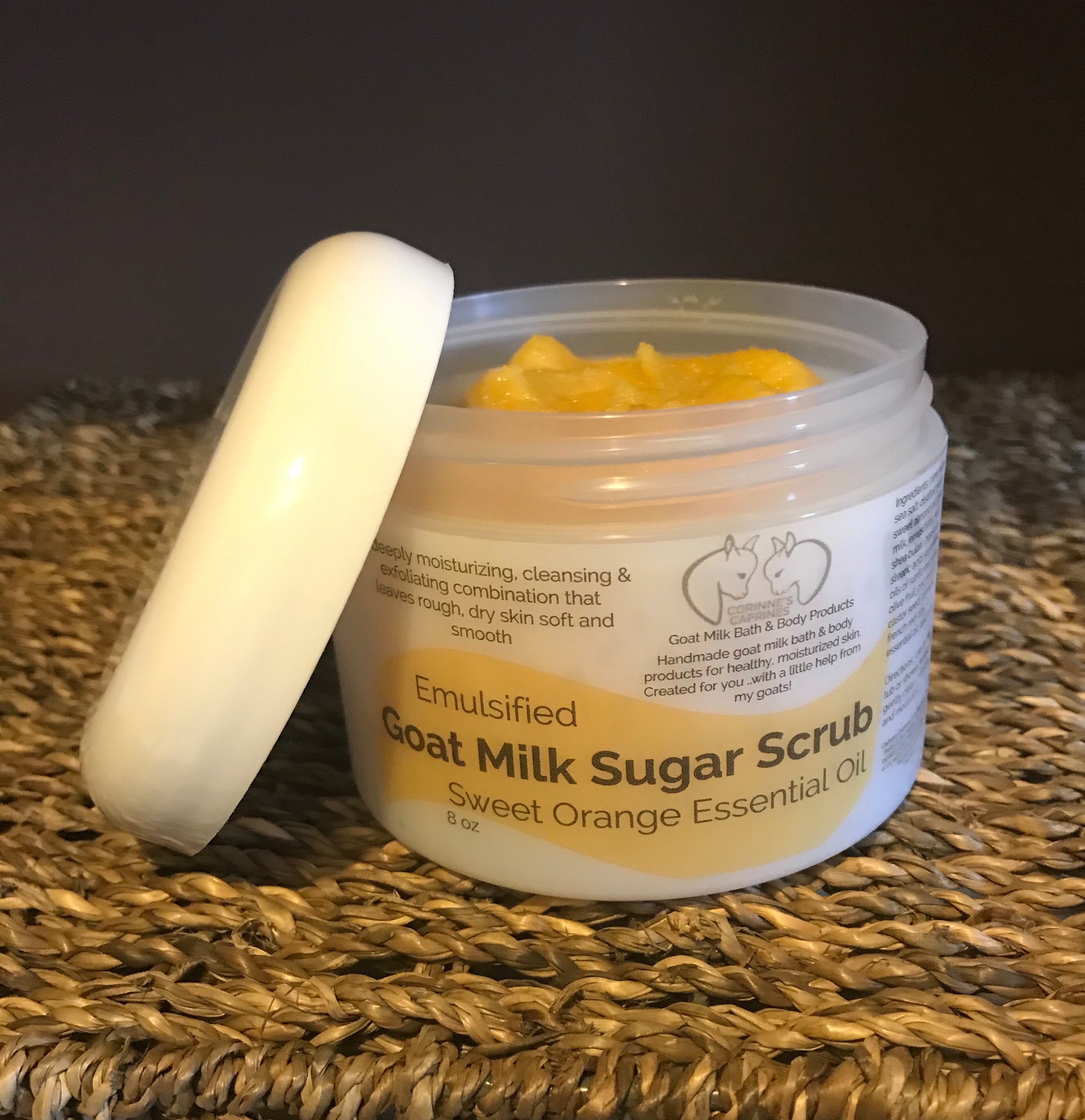 Emulsified Goat Milk Sugar Scrub