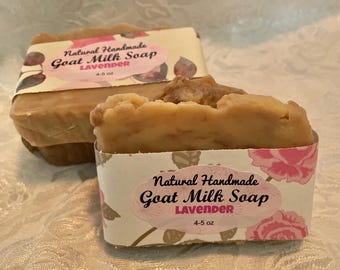 Purple Brazilian Clay & Lavender Goat Milk Soap