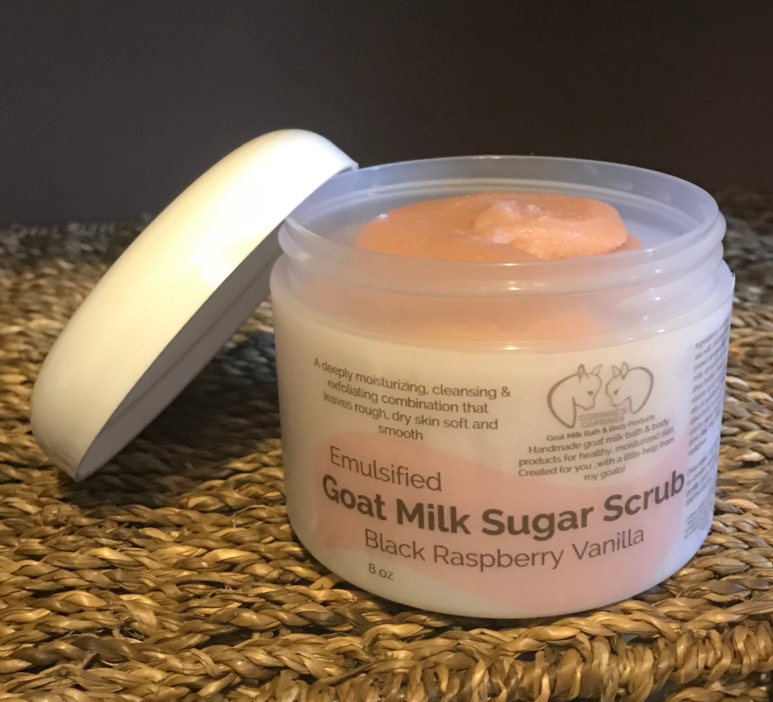 Emulsified Goat Milk Sugar Scrub
