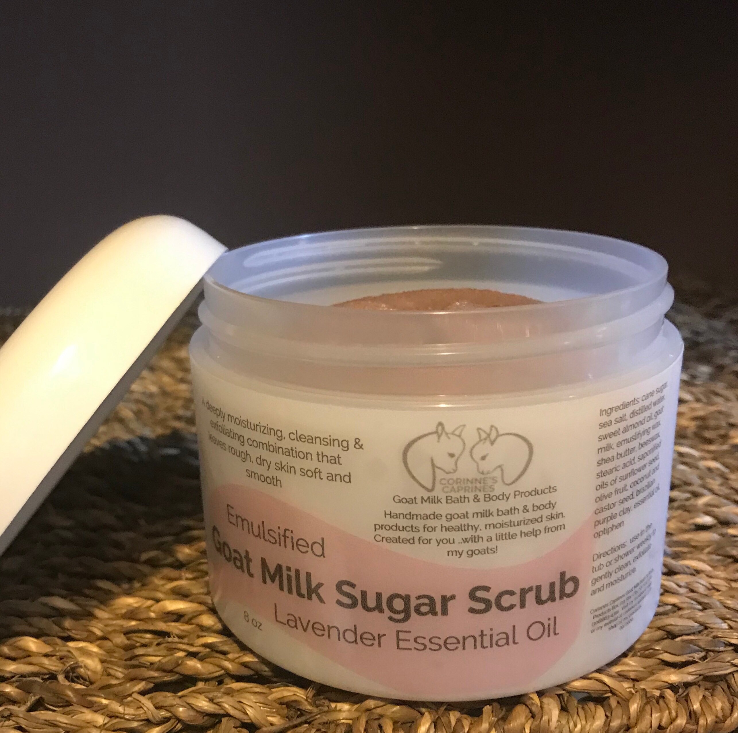 Emulsified Goat Milk Sugar Scrub