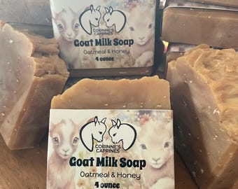 Oatmeal & Honey Goat Milk Soap