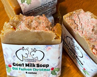 Old Fashioned Christmas Goat Milk Soap