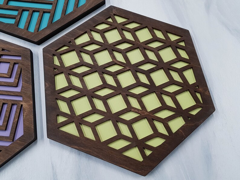 Unique Trivets Colorful Trivet Trivet For Plates Dining Etsy