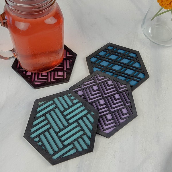 Geometric Coasters - Etsy UK