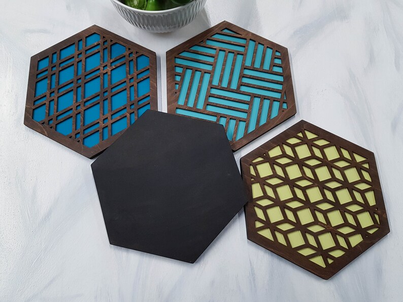 Unique Trivets Colorful Trivet Trivet For Plates Dining Etsy