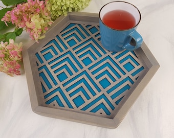Coffee Table Tray, Wood Serving Tray, Design Your Own, Modern Tray, Coffee Tray, Nightstand Decor, Catch All Tray, Catch All, Trinket Tray