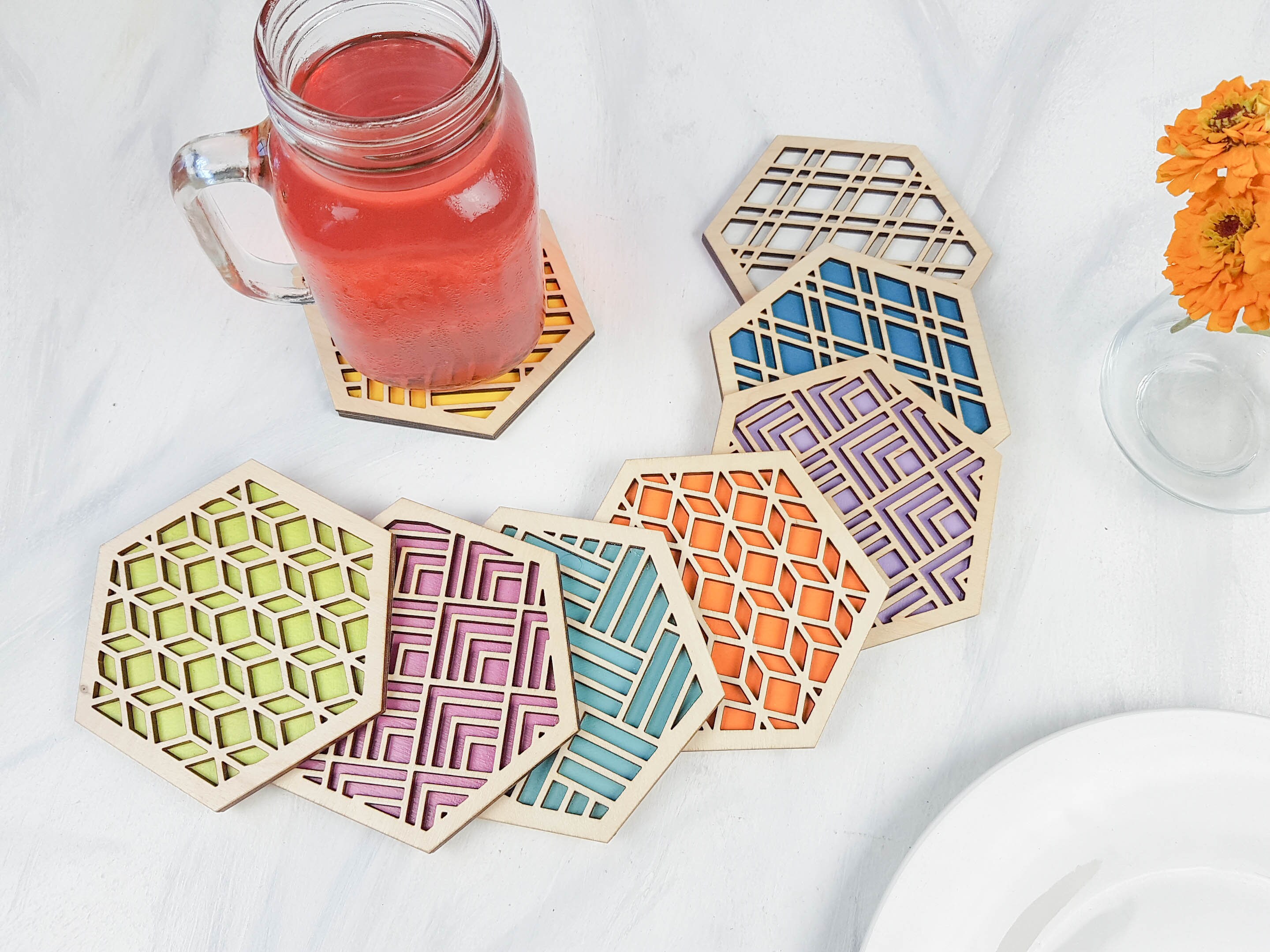 Better Houseware Natural Cork Coasters, Set Of 4 : Target