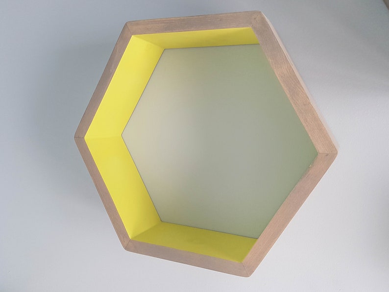 Hexagon Shelves Set of 6 Bedroom Floating Shelves Nursery Etsy