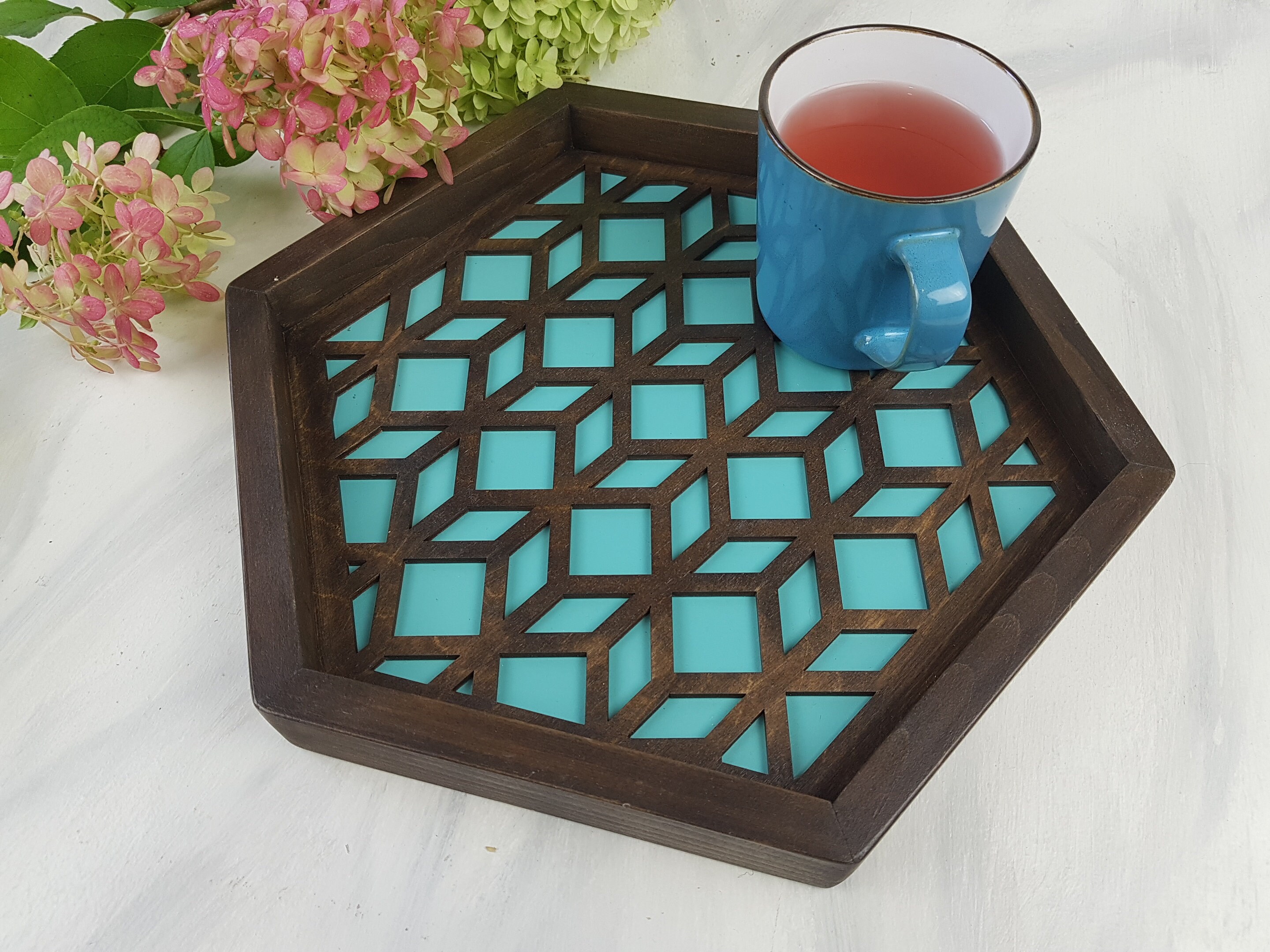 Coffee Table Tray, Wood Serving Tray, Design Your Own, Modern Tray, Coffee Tray, Nightstand Decor, Catch All Tray, Catch All, Trinket Tray