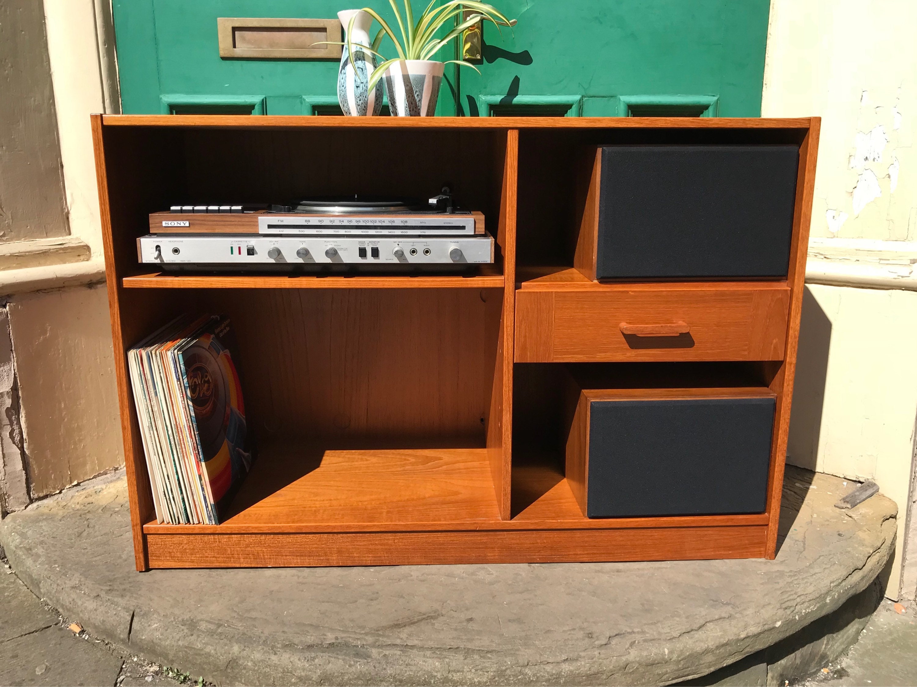 SOLD Denka Møbler 1970s Boconcept Danish Teak Media and Storage