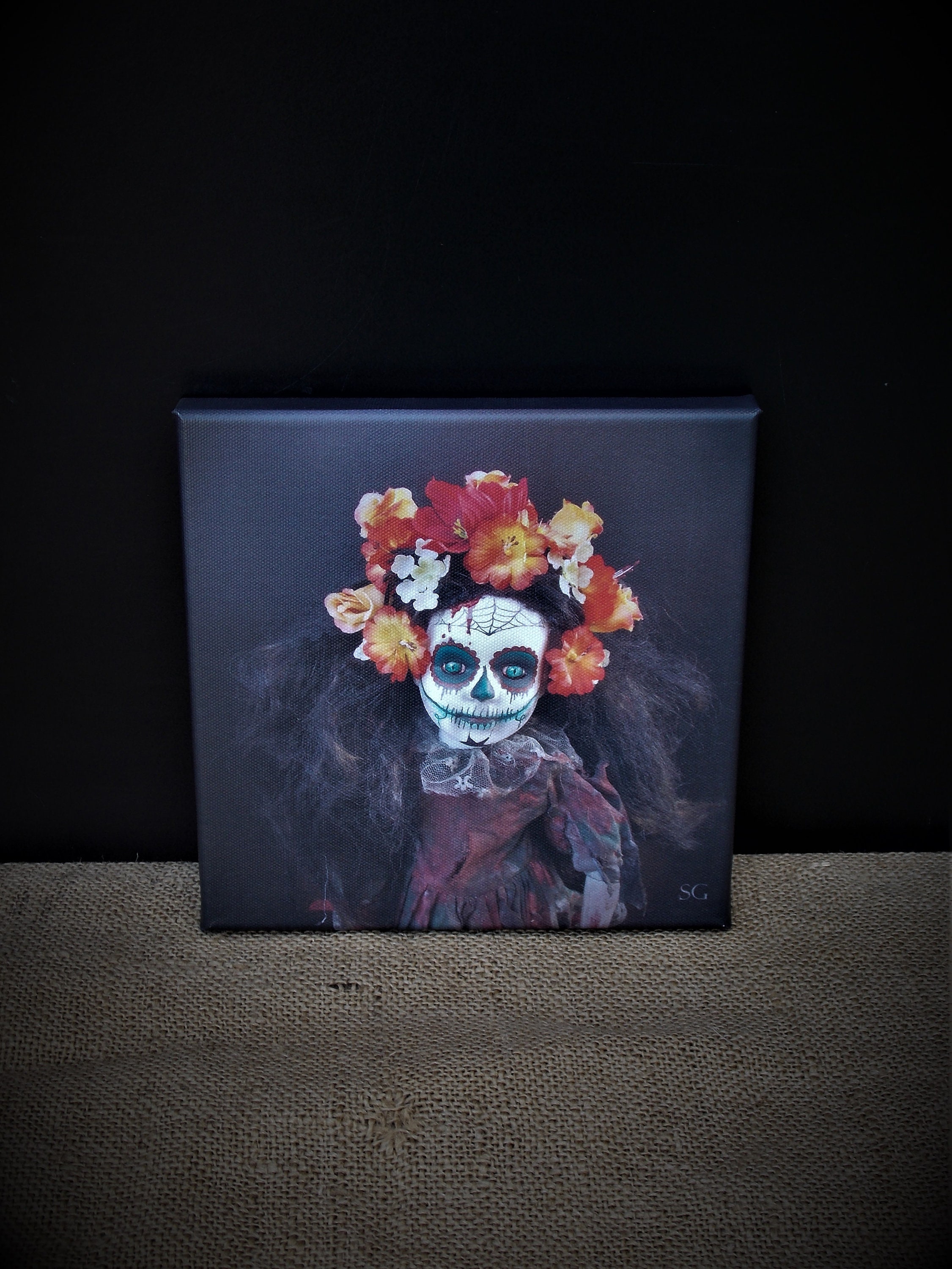 Photo Imprimée sur Toile, Creepy Doll