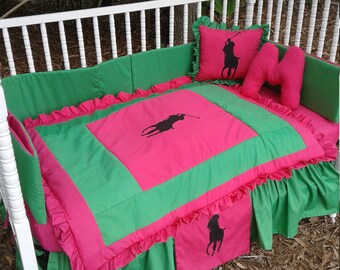 polo crib bedding