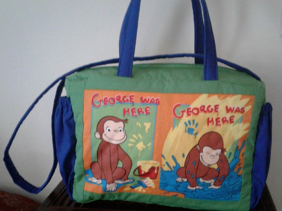 New 7 Pcs Curious George Crib Bedding Set Custom Made Etsy
