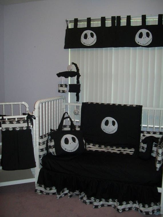 Nightmare Before Christmas Jack Custom Made Crib Bedding Set Etsy