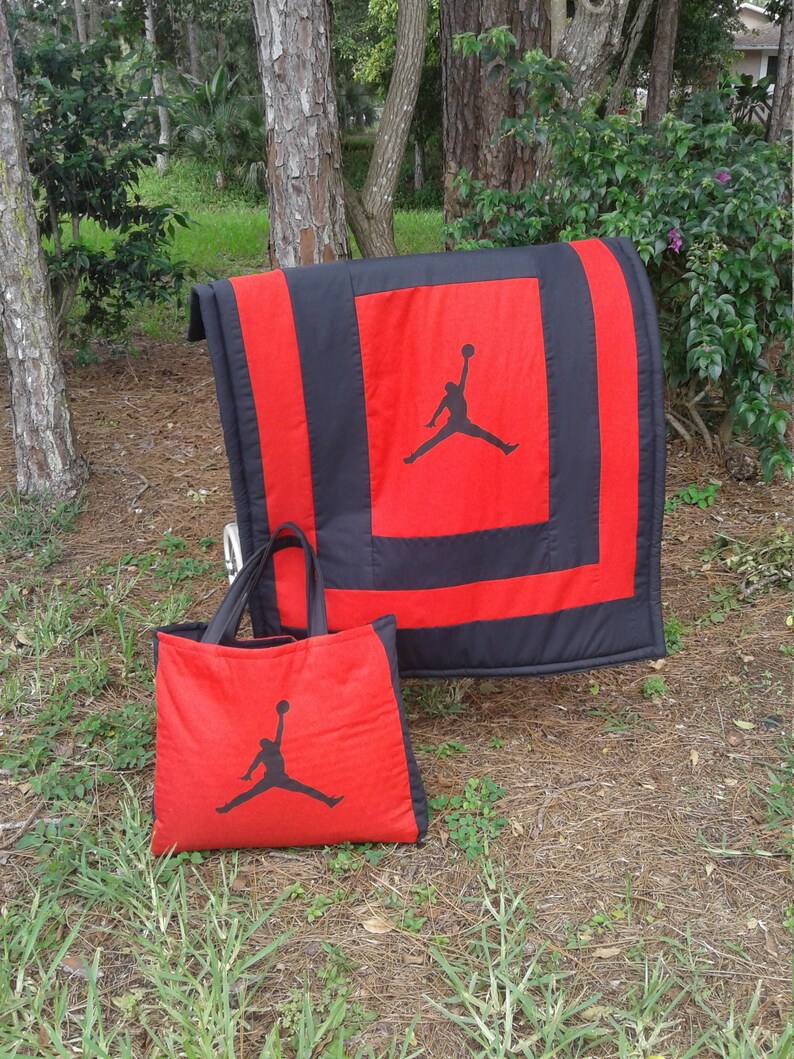 MICHAEL JORDAN basketball BABY blanket/quilt Etsy