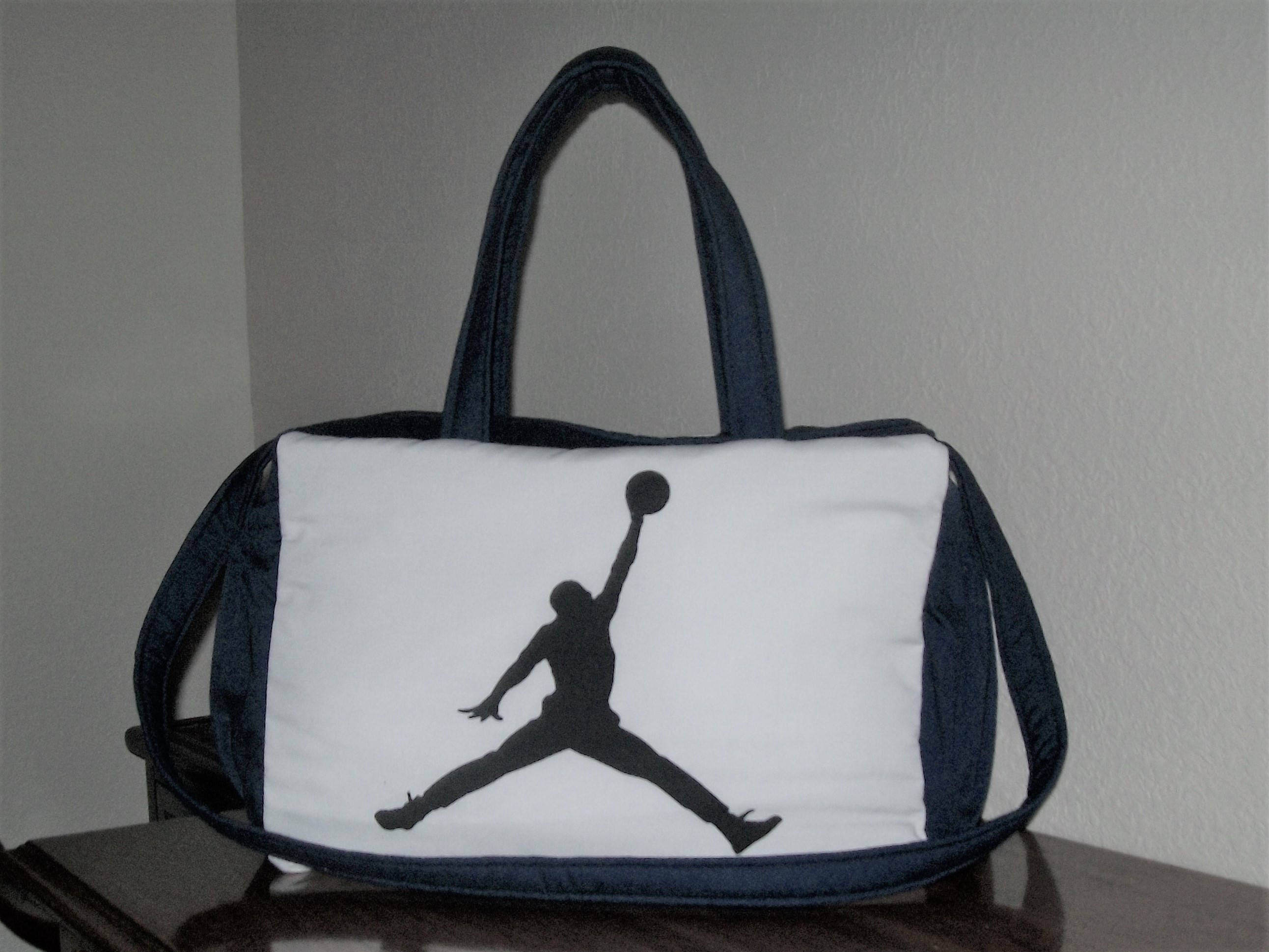 MICHAEL JORDAN DIAPER bag white/black Etsy